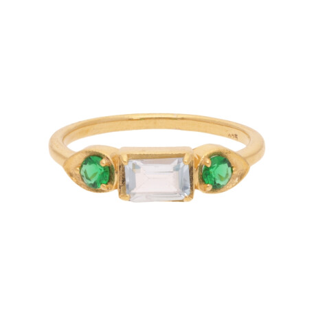 Anillo Karvik de plata 925 bañada en oro 18 K 0