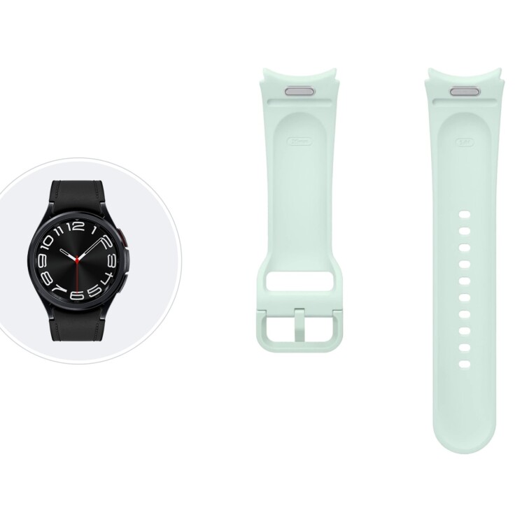 Correa Samsung Sport Band (S/M) para Galaxy Watch6 Light Green