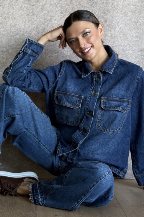 Sobrecamisa Ginebra Denim Azul