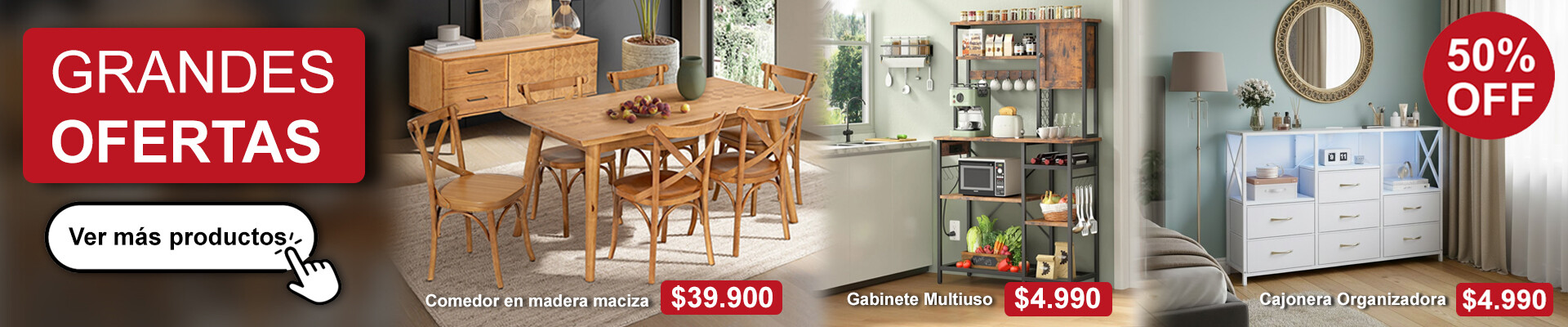 OFERTAS IMPERDIBLES - 50% OFF