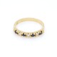 Anillo medio sin fin zafiros y brillantes con engarce 4 puntas Anillo medio sin fin zafiros y brillantes con engarce 4 puntas