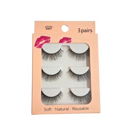 Set x3 par de pestañas postizas Modelo 307