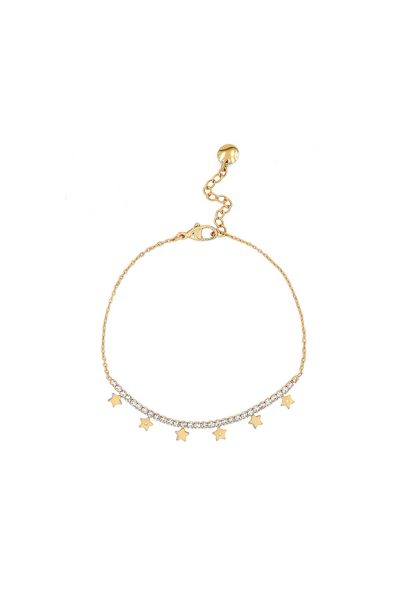 Pulsera Estrellas Oreiro dorado