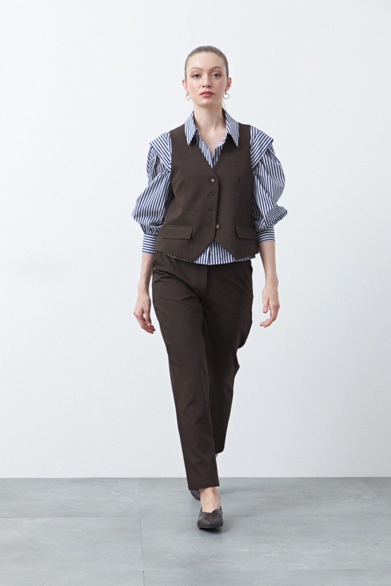 CHALECO EVERLY Chocolate