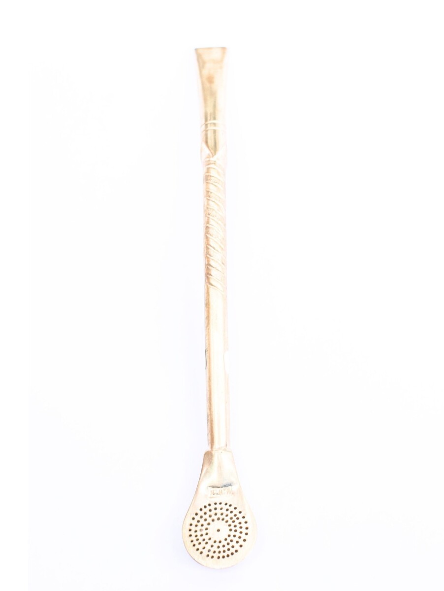 Bombilla De Plata y Oro - S20 