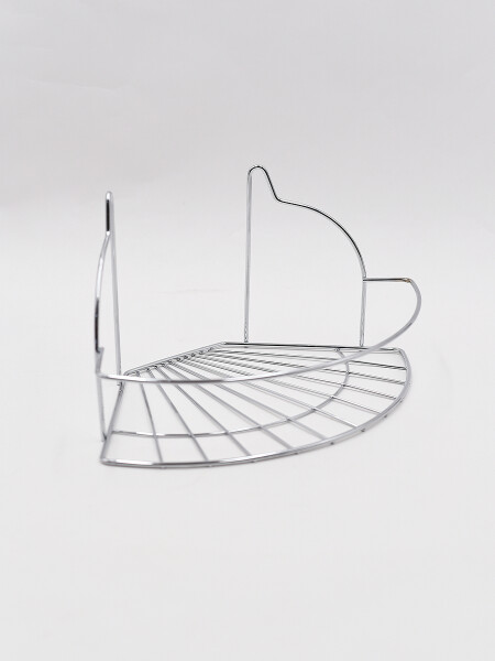 ORGANIZADOR ESQUINERO PARA DUCHA PLATEADO