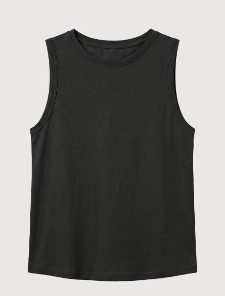 MUSCULOSA BÁSICA INFANTIL REGULAR NEGRO