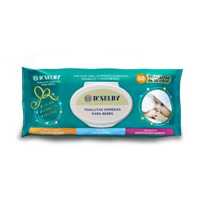 Toallitas Húmedas De Bebé Dr Selby 2 X 60 Uds. Toallitas Húmedas De Bebé Dr Selby 2 X 60 Uds.