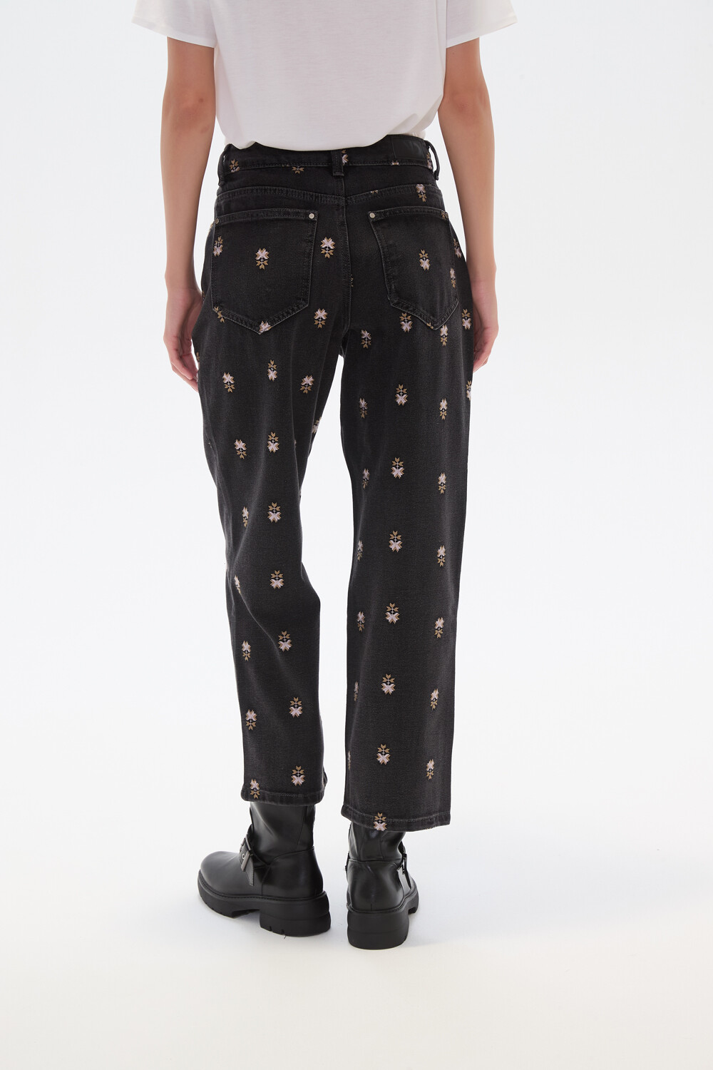 Pantalon Pipeta Gris Oscuro
