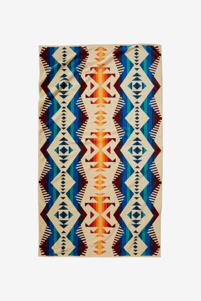 Toalla oversized Jacquard Beige