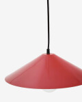 Aplique Kally de metal con acabado pintado rojo