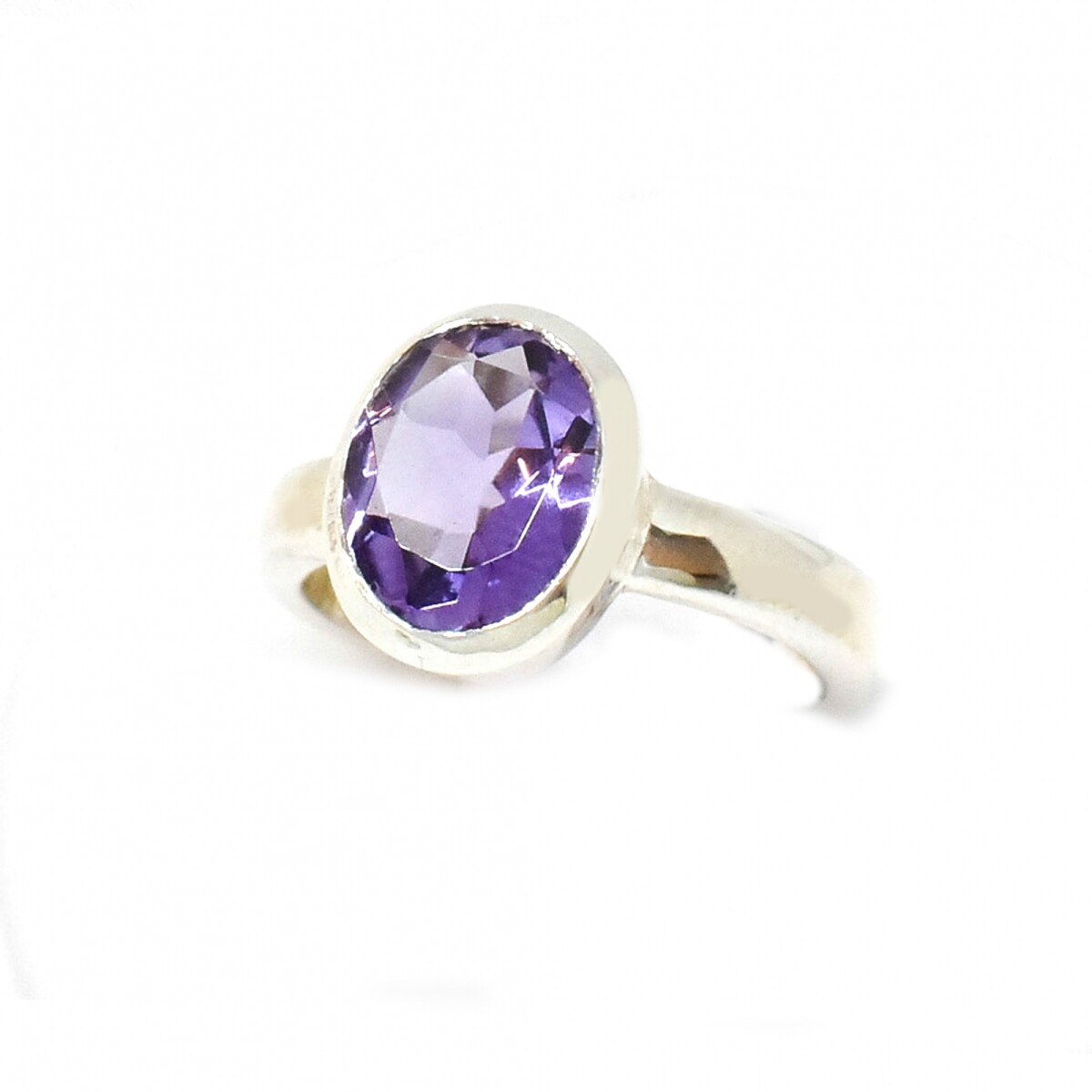 Anillo en Plata 925 con Amatista 