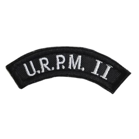 Parche bordado de brazo Unidades de Respuesta de la Policía de Montevideo U.R.P.M - Zonas II