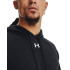 UA Rival Fleece Hoodie-YLW BLK-001