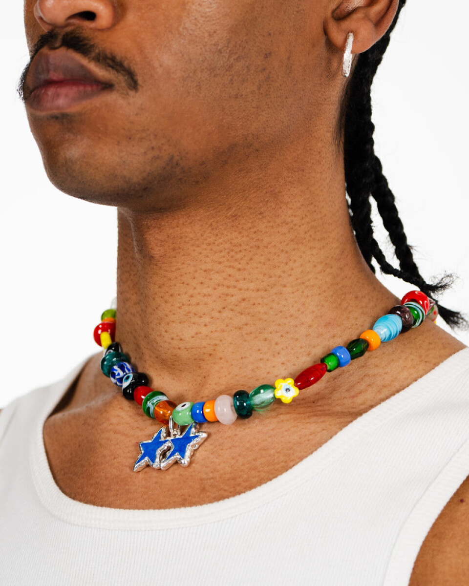 TwoJeys Collar Melted Stars V2 Plata 