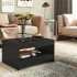 Mesa De Centro Auxiliar Xis Mdp Unsi MESA DE CENTRO AXIS NEGRO