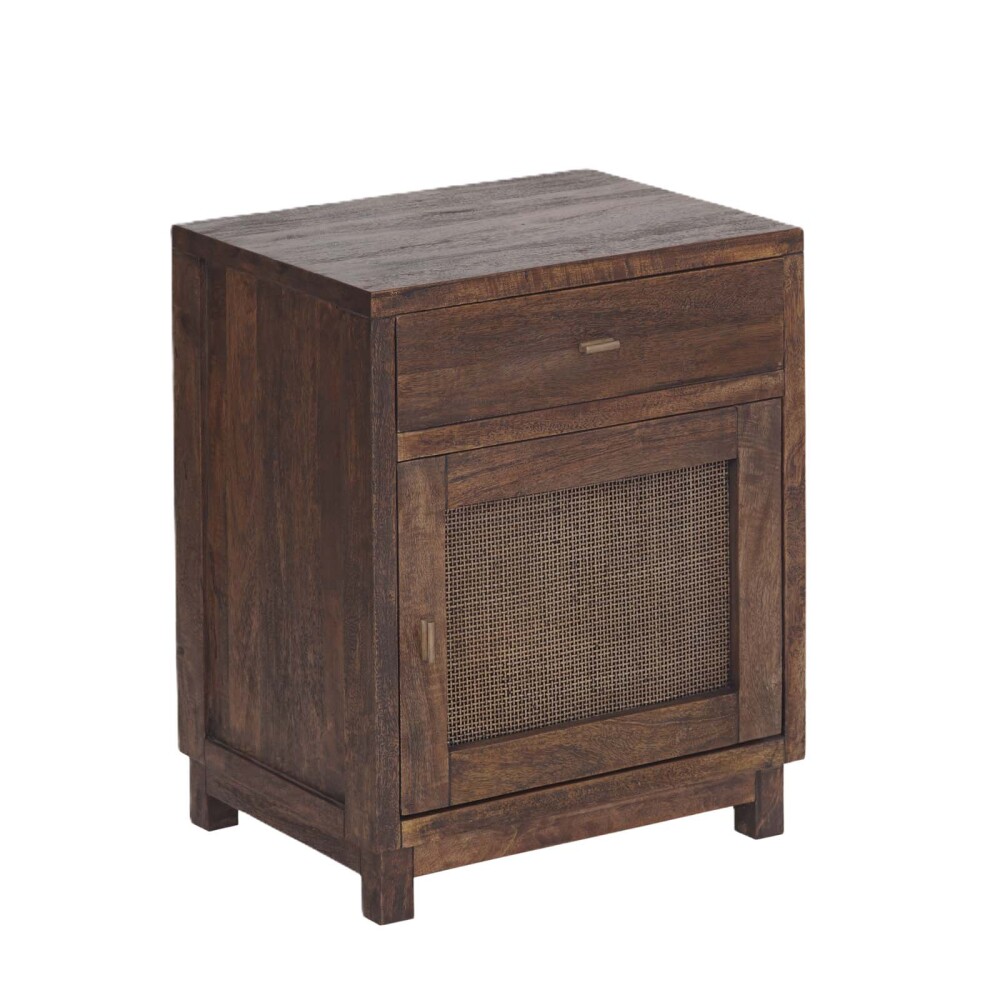 MESA DE LUZ MADERA MARRON AMAN