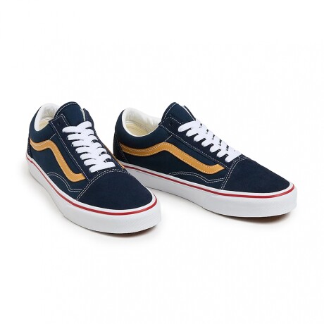Championes Vans Old Skool Blue/White/Yellow