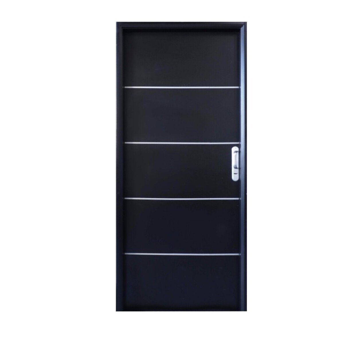 Puerta acero Nexo semi premium negra - izquierda 