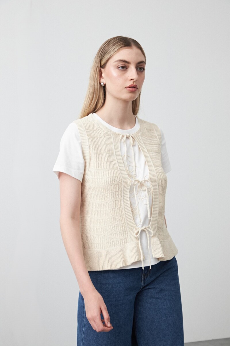 CHALECO TRIANA Crudo