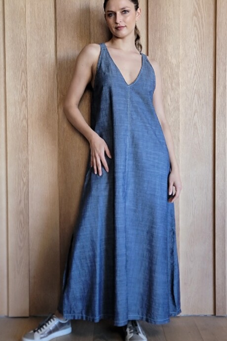 Vestido Laguna Azul Melange