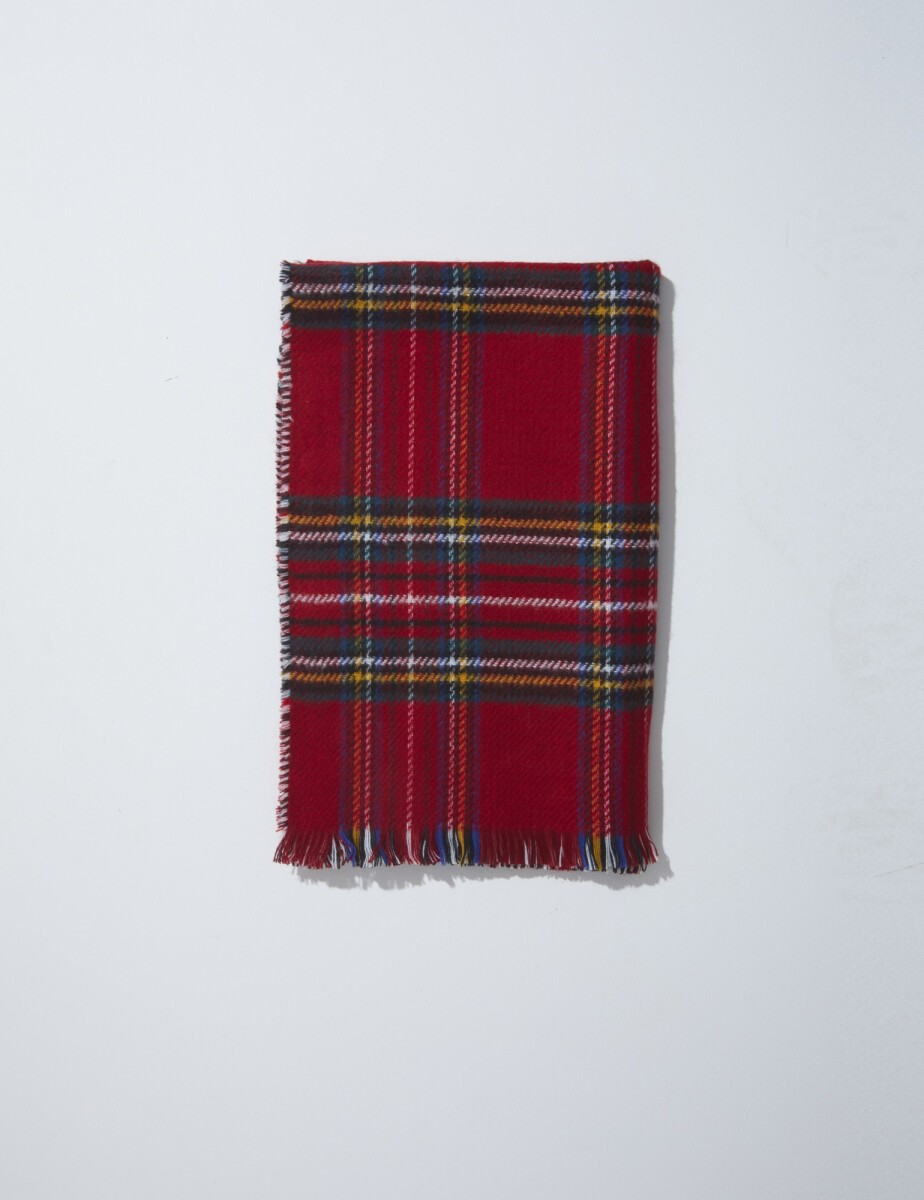 Bufanda escocesa - rojo 