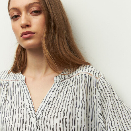 CAMISA TRINIDAD Negro/Blanco