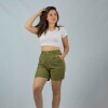 Short Dama Lino Slowly Army