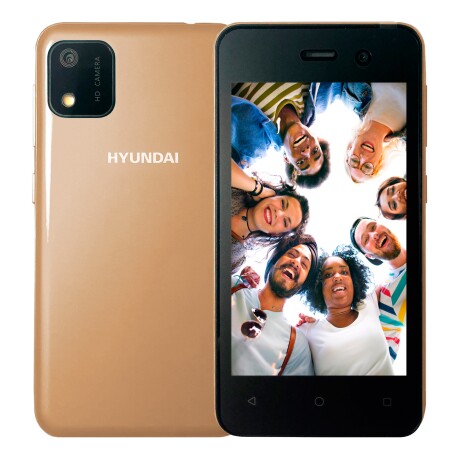 Hyundai - Smartphone E485 - 4" Multitáctil. Quad Core. 3G. Android 10. Ram 1GB / Rom 16GB. 2MP+VGA. 001