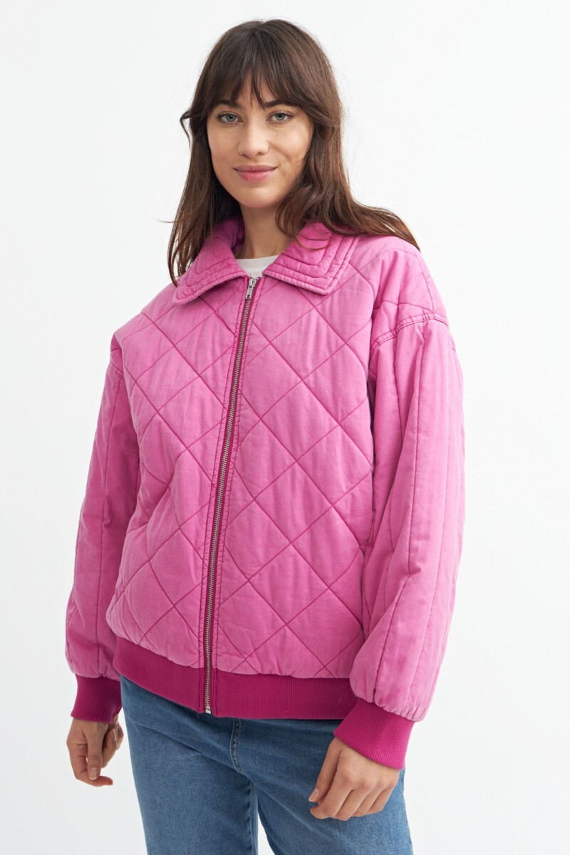 Campera con padding ROSA