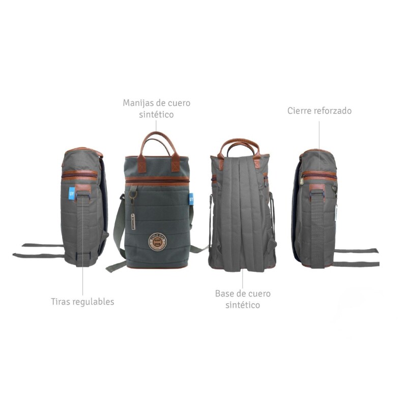 AM01 Matera Tipo Mochila 38cm Hudson - Gris