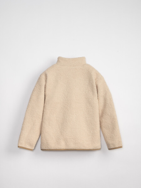 Campera sherpa Beige