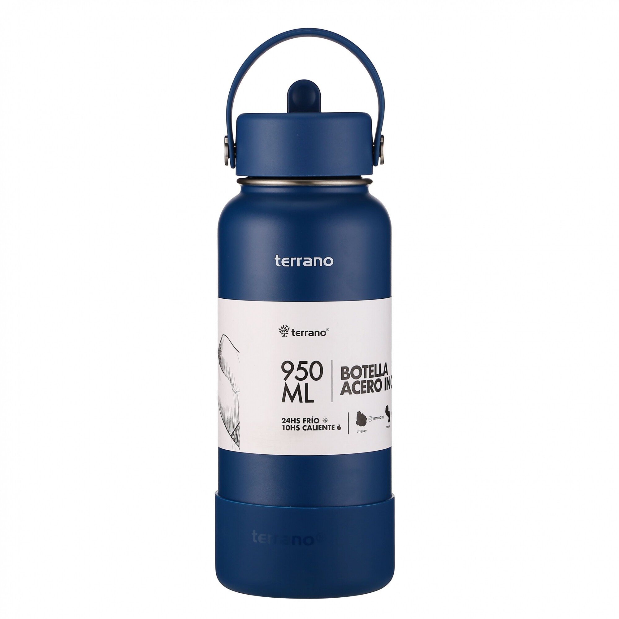 Botella térmica 350ml Blue con tapón EXTRA - Water GO