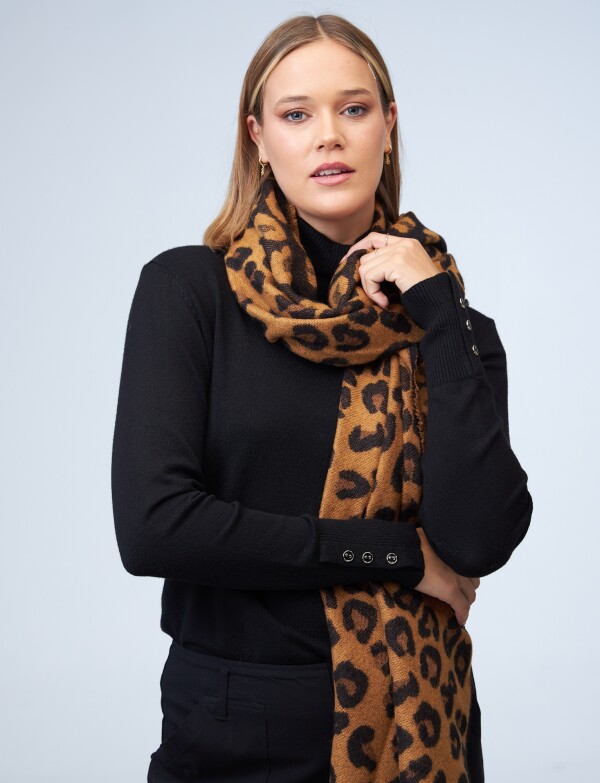 Pashmina Printed TOSTADO/MULTI