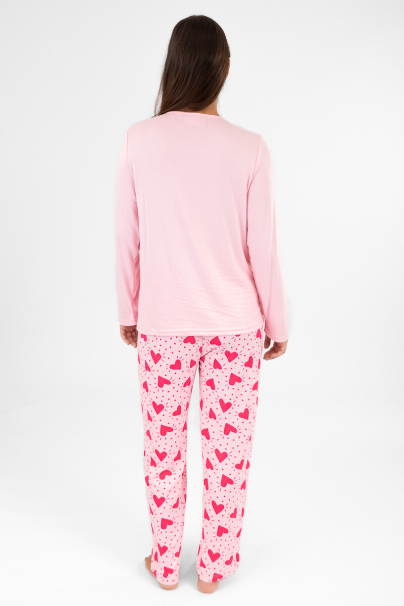 Pijama bisou bisou Rosado