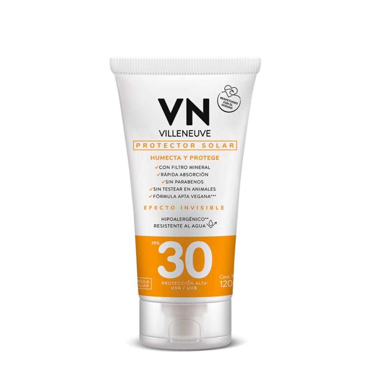 Protector Solar Villeneuve Fps30 - 120 Ml 