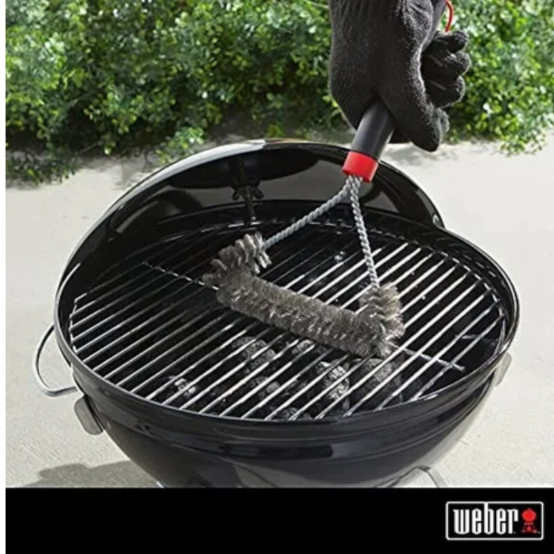 Cepillo de limpieza triple 30 cm Weber Cepillo de limpieza triple 30 cm Weber
