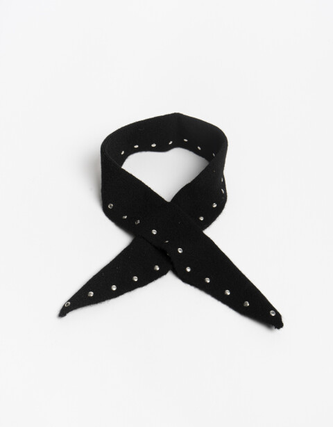Cuellos Cuello Textil Tachas - Negro