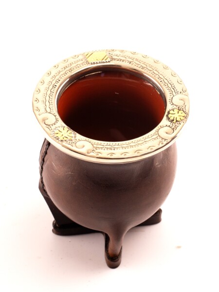 Mate de Alpaca y Bronce Y7 de ceramica