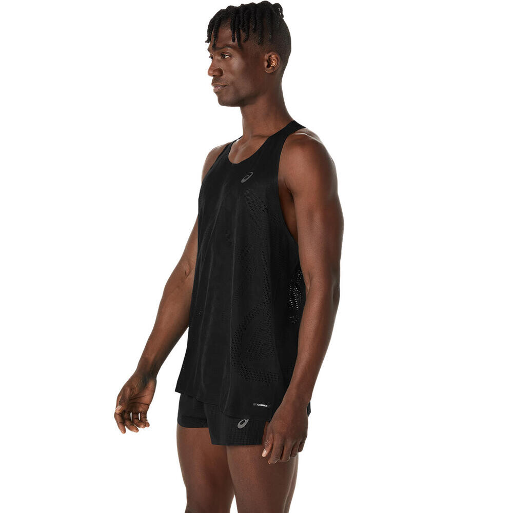 Bividi Running Metarun Singlet Hombre Performance Black