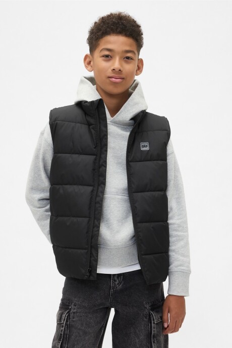 Chaleco Logo Gap Niño True Black V2