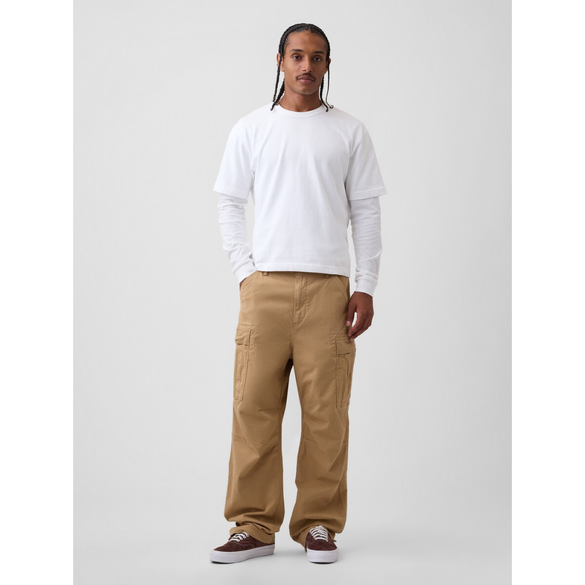 RELAXED FIT CARGO FA25 - CLASSIC KHAKI 
