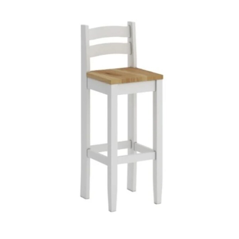 Desayunador Cocina Comedor 4 Bancos Madera Blanco Desayunador Cocina Comedor 4 Bancos Madera Blanco
