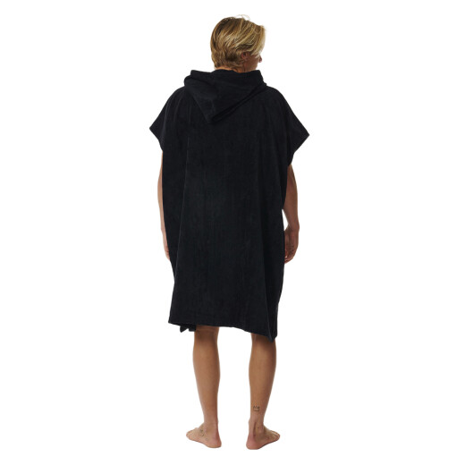 Poncho Playa Rip Curl Logo - Negro Poncho Playa Rip Curl Logo - Negro