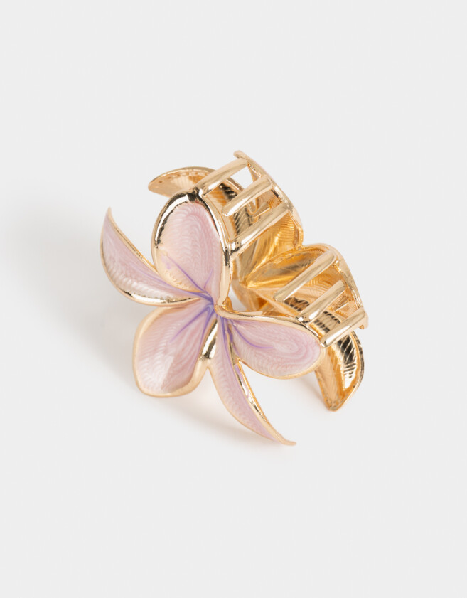 Broche Hawaianas Broche Flor Hawaiana - Violeta Lila