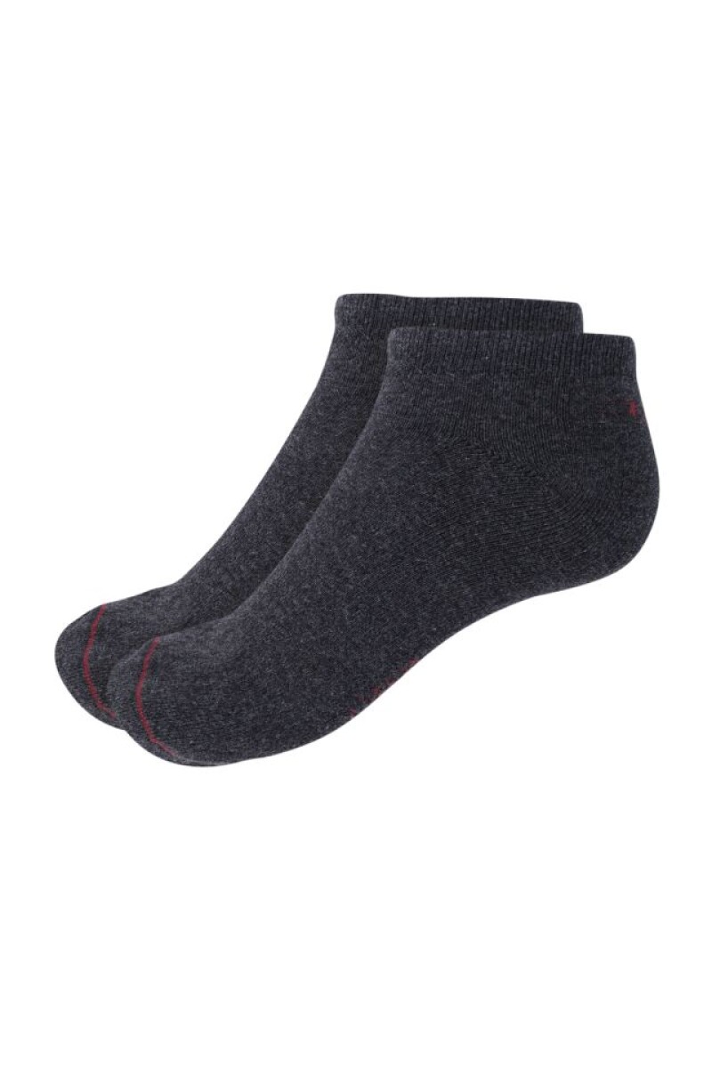 SOQUETES GRUESOS/PACK X 3 - Gris 
