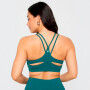 Top Principal Low Impact Bra Mujer Green Abyss