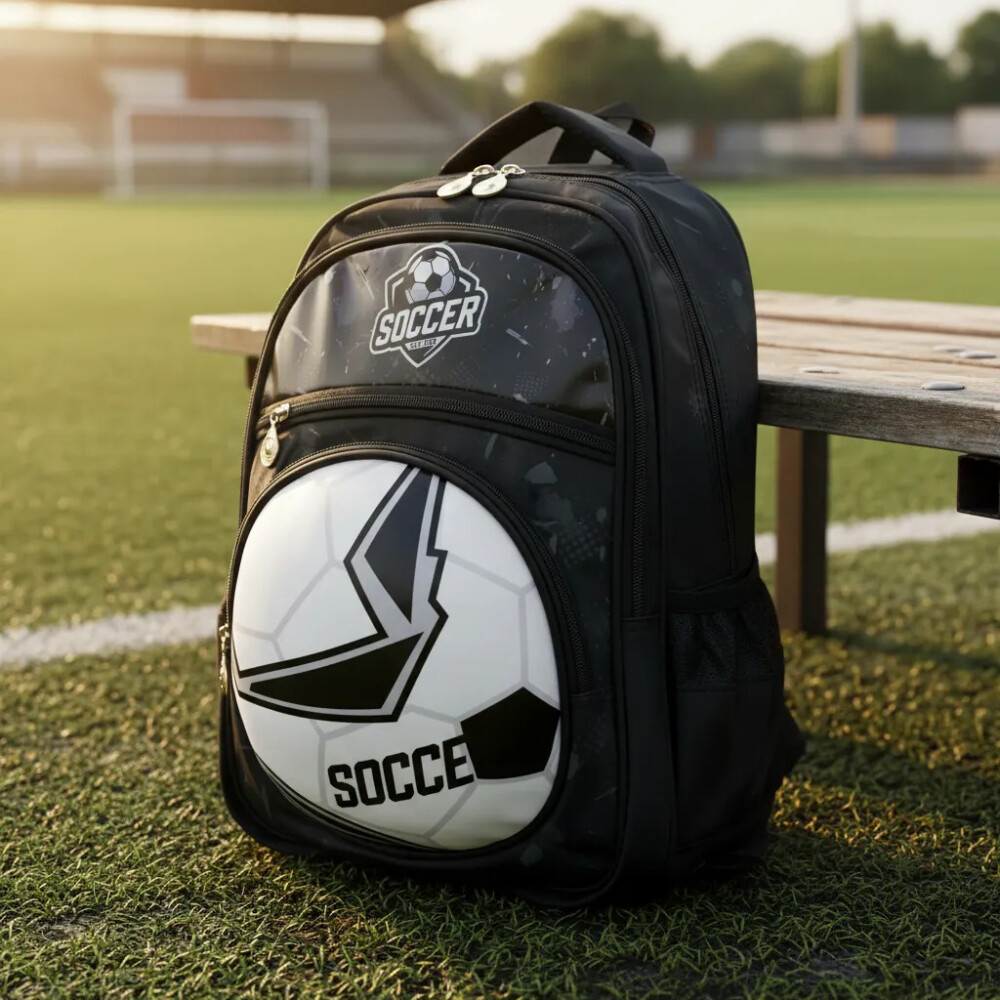 Mochila con pelota 3D Soccer Mochila con pelota 3D Soccer