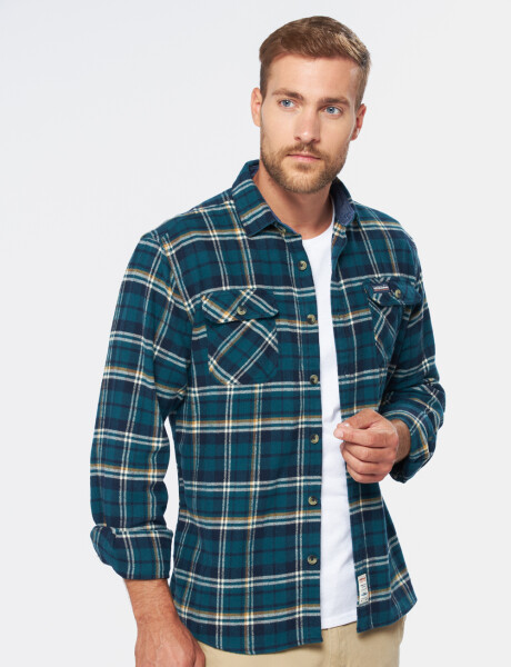 SOBRECAMISA LEÑADORA Verde ingles