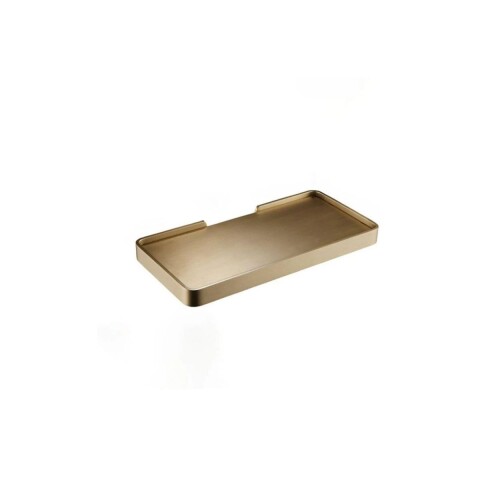 Jabonera acero inoxidable oro cepillado Aqualia Jabonera Acero Inoxidable Oro Cepillado Aqualia